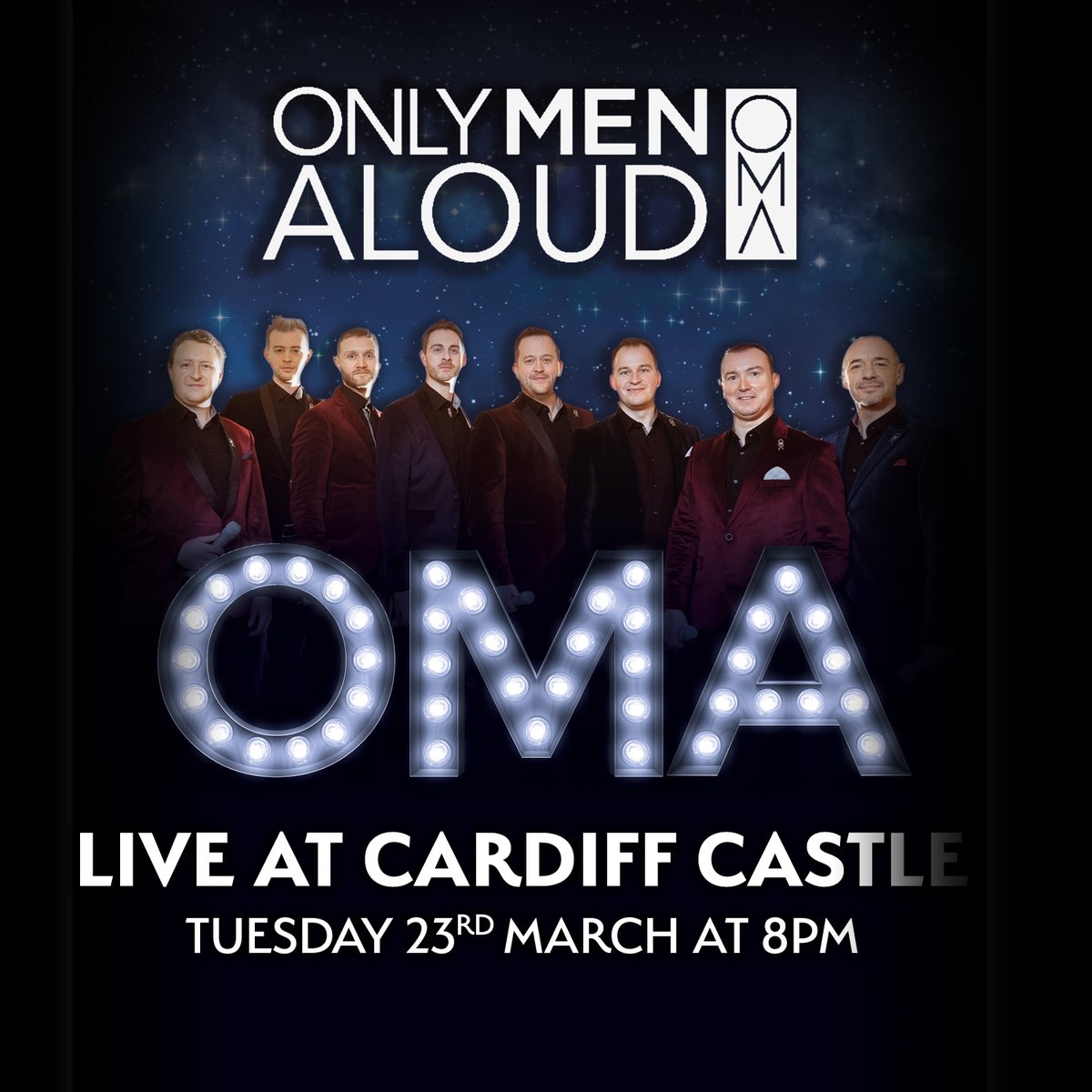 Live Under The Stars (@liveunderthest1) on Twitter photo Wales’ most celebrated choir Only Men Aloud will be performing a one off concert at <a href="/cardiff_castle/">Cardiff Castle</a> Tuesday 23rd March.
Enjoy a variety of music from Welsh hymns, Opera and Musical Theatre, all the way to Swing, Acapella and Popmusic.
liveunderthestars.wales/event/only-men… Wales’ most celebrated choir Only Men Aloud will be performing a one off concert at <a href="/cardiff_castle/">Cardiff Castle</a> Tuesday 23rd March.
Enjoy a variety of music from Welsh hymns, Opera and Musical Theatre, all the way to Swing, Acapella and Popmusic.
liveunderthestars.wales/event/only-men…