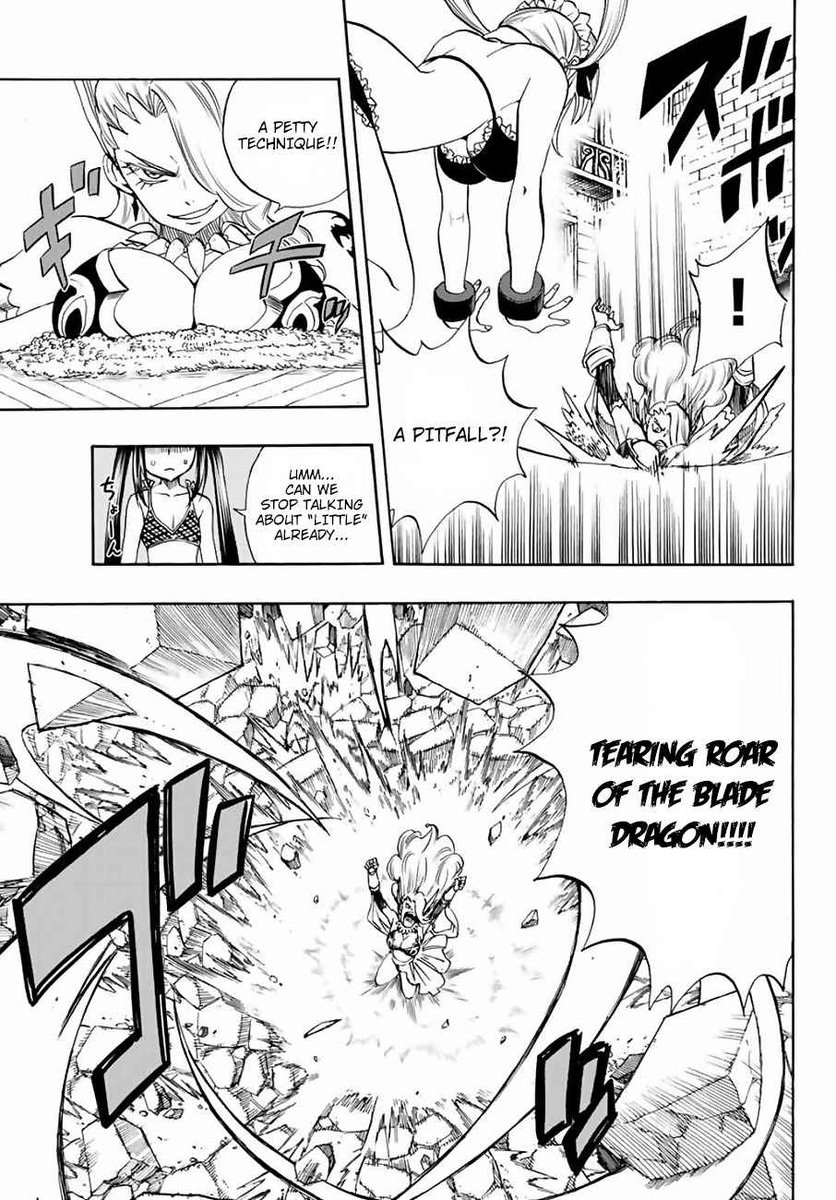 People were like "Team Natsu shouldn't have lost to Kyria and the others early on in 100YQ", but it makes sense? They let their guard down, and Natsu got his weakness exploited and Erza got her "strength" cut, and then Kyria just slashes everyone and captures Wendy Erza and Natsu