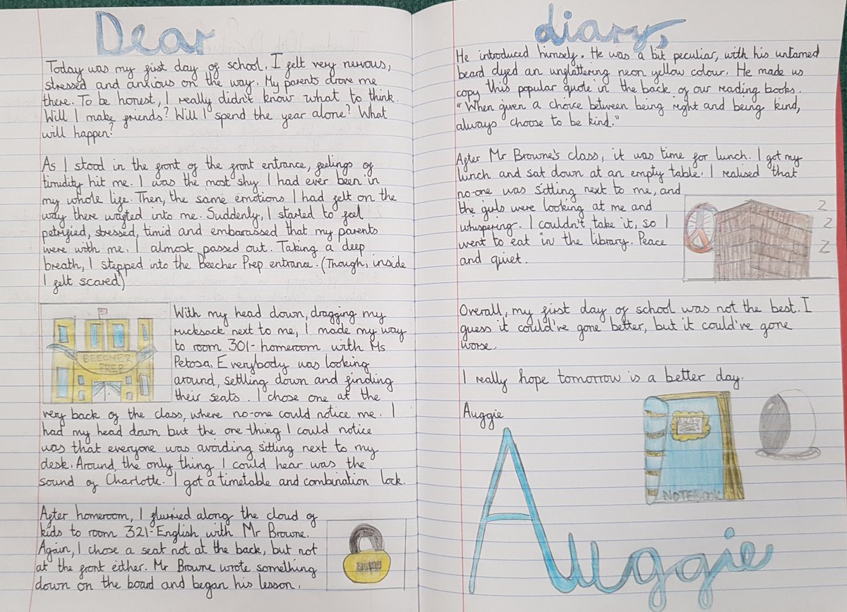MrsGreggFTPS's tweet photo. Some amazing writing ready for display from #year6 @ForestTownPrSch #proud #persevere #adventurous #independent https://t.co/linj5XCryU