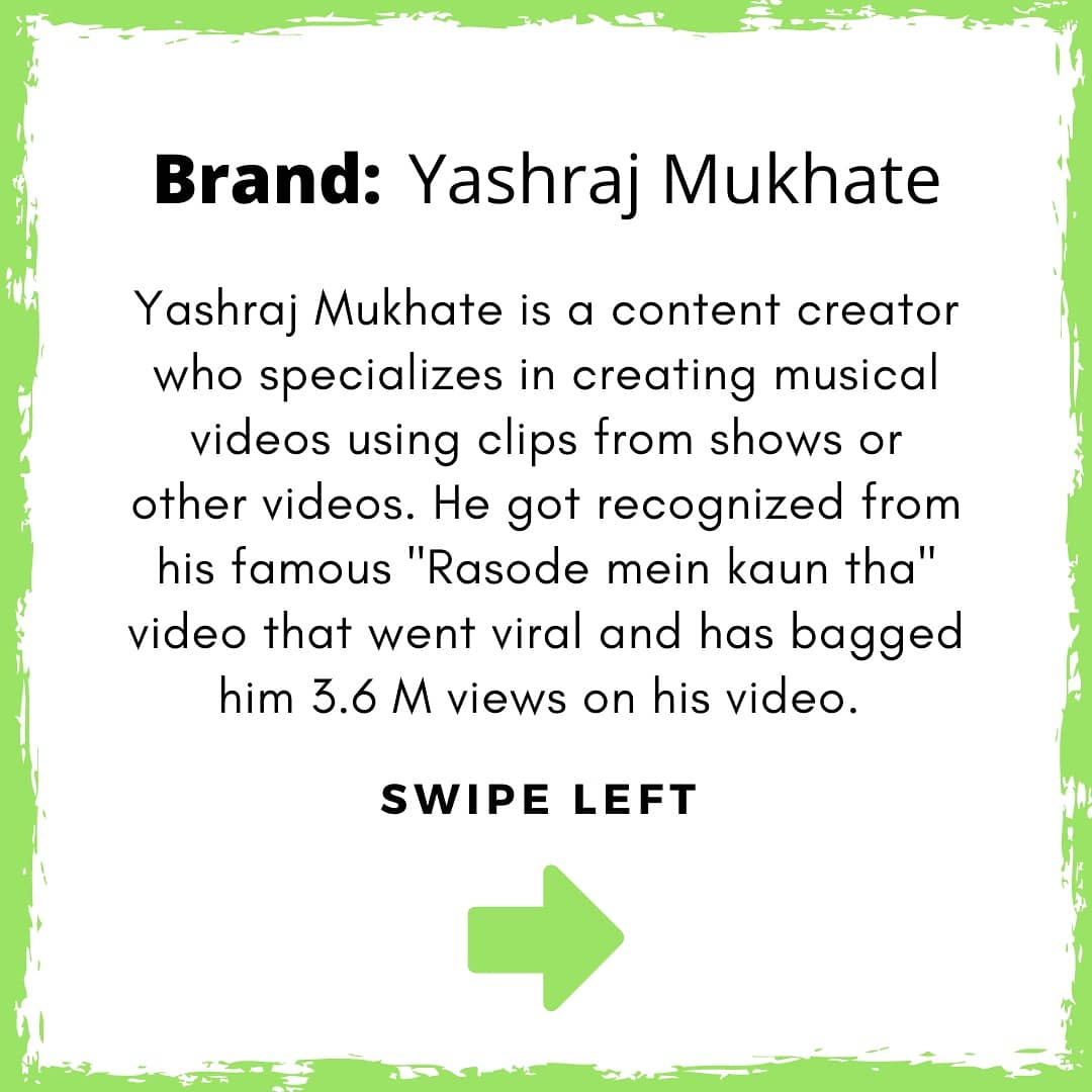 PsychoLabsin's tweet photo. Content Creator of the week: Yashraj Mukhate

#Psycholabs #Marketing #DigitalMarketing #SocialMedia #contentcreator #yashrajmukhate https://t.co/mjWrOYg8hZ