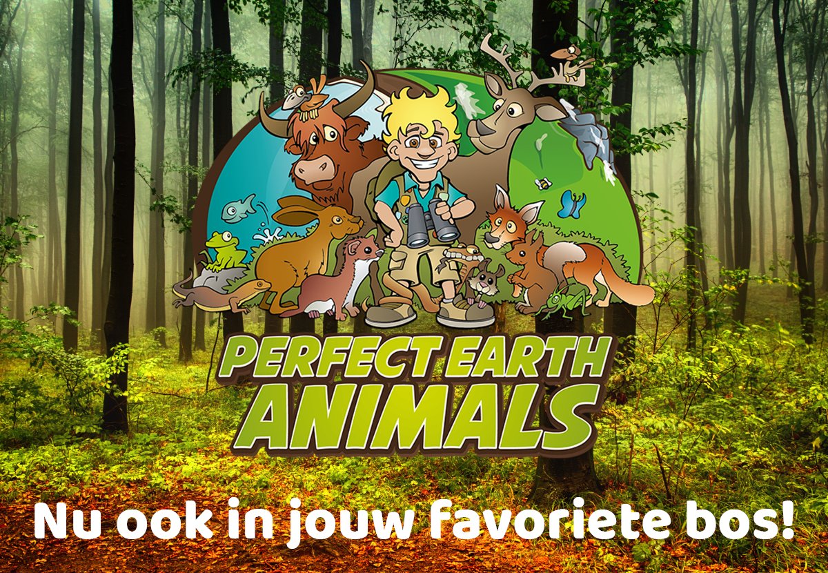 Kinderen 5 weken lang thuis? Neem ze lekker mee het bos in voor een speurtocht naar virtuele dierenkaartjes. Zo kunnen ze hun energie lekker kwijt en leren ze nog wat over de lokale natuur ook. Download de gratis Perfect Earth Animals app (dierenapp.nl)