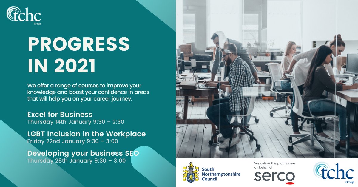 ⭐️Calling every #Business in #SouthNorthants⭐️

We are offering free webinars to upskill #staff, develop your business &amp; start #2021 right.

📢Contact us on 01327 322230 for all business support &amp; book now for these quality courses - tinyurl.com/y3nvcyoq