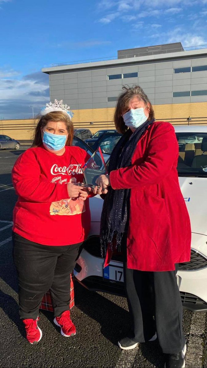 Spirit of the Year Award Winner for Dublin West 2020  - Grace O’ Donoghue.  Congratulations Grace an amazing achievement #spiritofbluebirdcare #teambbc #youareamazing