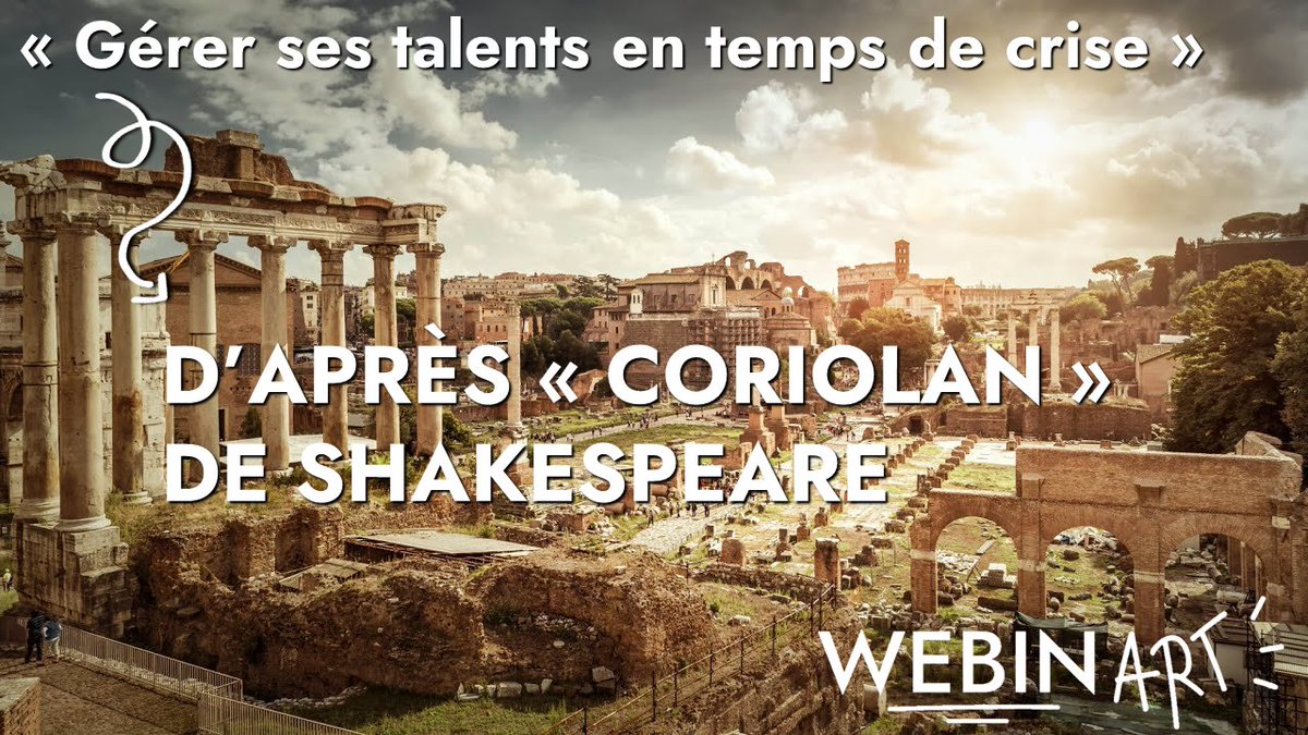 Hier, nous nous sommes évadés en Rome Antique, en nous (re)plongeant l'histoire de "Coriolan" de Shakespeare, pour nous interroger sur "comment gérer ses talents en temps de crise". Un grand merci pour l'écoute attentive de nos 30 participant·e·s. Bonnes fêtes à tous !