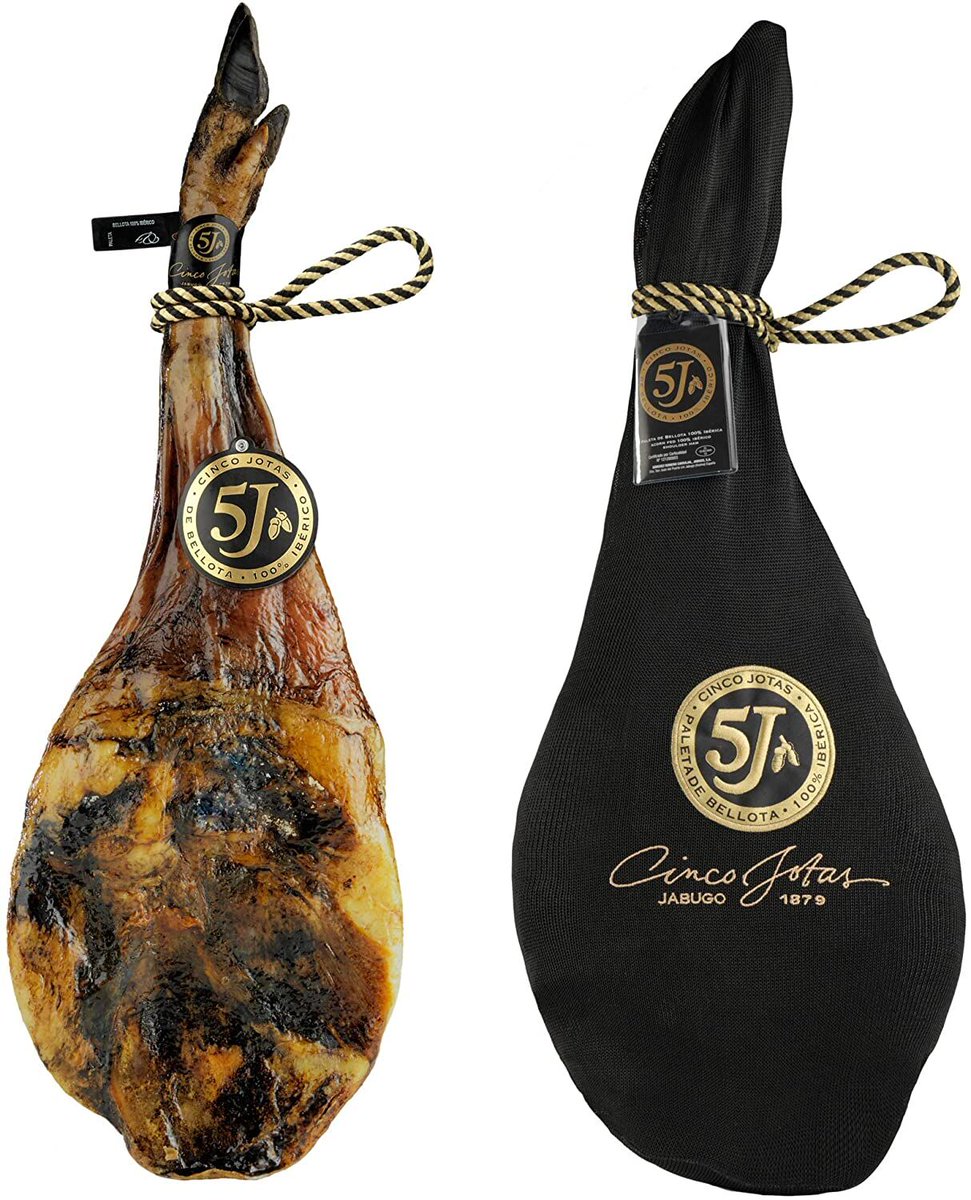ProdAndalucia's tweet photo. Cinco Jotas - Paleta Bellota 100% Ibérico 5J, tramo de 4.5 a 5 kg de peso.

https://t.co/pRO5DZSNAK https://t.co/OidM9Mmvet