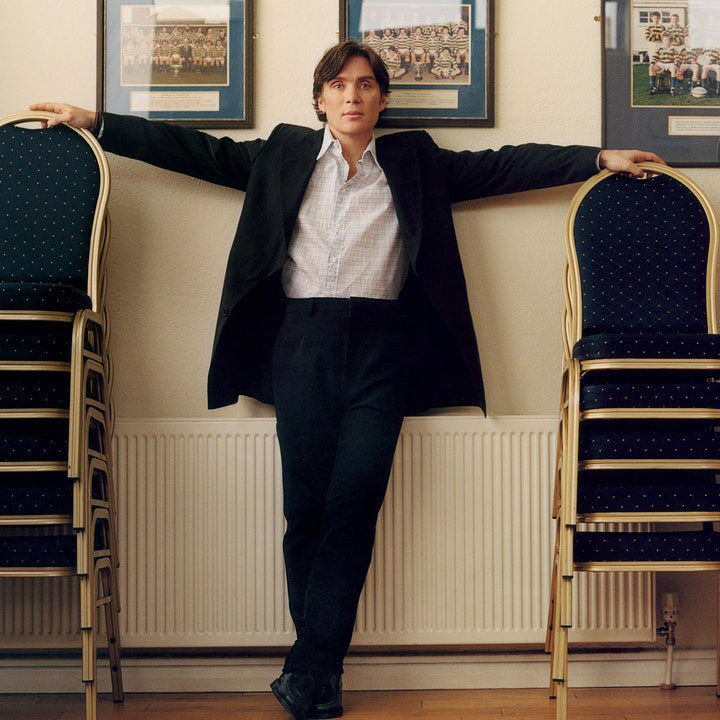 June: well actually this fashionable photoshoot is from march.. after that  #CillianMurphy was back to his cave and the world was living the same experience