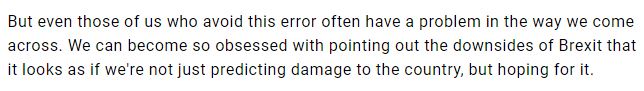 11/ Leave depicts us this way because politically it works for them: it deflects from actual consequences, and turns the topic on to an ad hominem attack on us rather than the actual issue: the consequences of Leave's policies.
