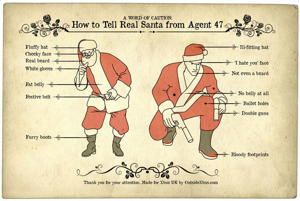 IOInteractive's tweet photo. An old classic. But still a very useful tip 🎅 https://t.co/nF24dP53Qj