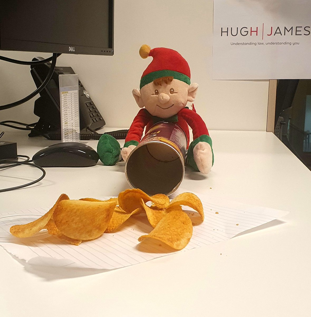 Caricymru's tweet photo. Nice healthy lunch for Elfis! Cheeky little elf @SIA_CaseMan @HughJamesLegal #elfisolation https://t.co/eiLzRQbH32