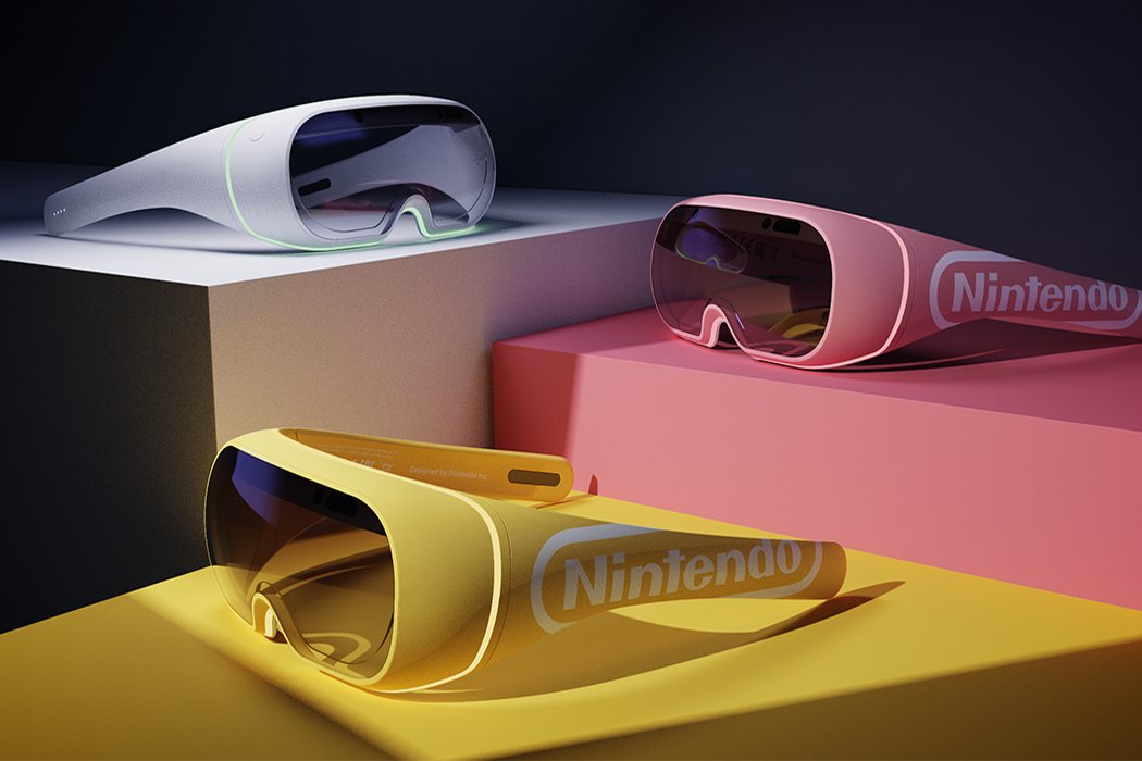 yankodesign's tweet photo. The 90s Nintendo’s Virtual Boy gets revamped into interactive gaming headsets for the ultimate AR gaming experience! https://t.co/pKvKnps3wc https://t.co/ycdXuRy8Qo