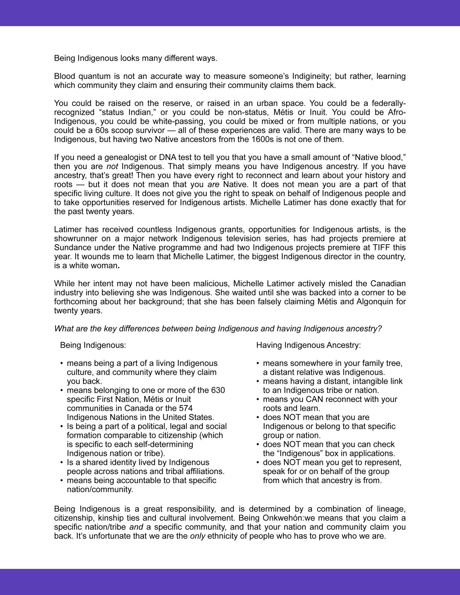Kawennahere Devery On Twitter My Response To The Cbc Expose Written By Kanhehsiio Jorgebarrera About Michelle Latimer S Indigenous Ancestry