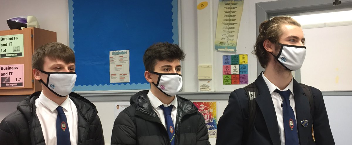 dotferg's tweet photo. Young Enterprise @KnoxAcademy selling reversible face coverings. Well done team MSK 🤗 https://t.co/t4TtRSGf6y