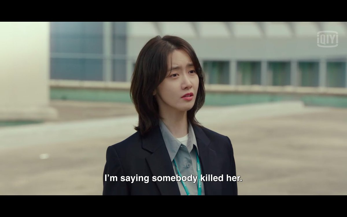  #Hush  #HushEp3 Mbak Jisoo, di sini kuacungi jempol untuk instingmu. Memang bener ada yg salah kok. Aku yakin banget itu, ayo Mbak semangat investigasinya. 