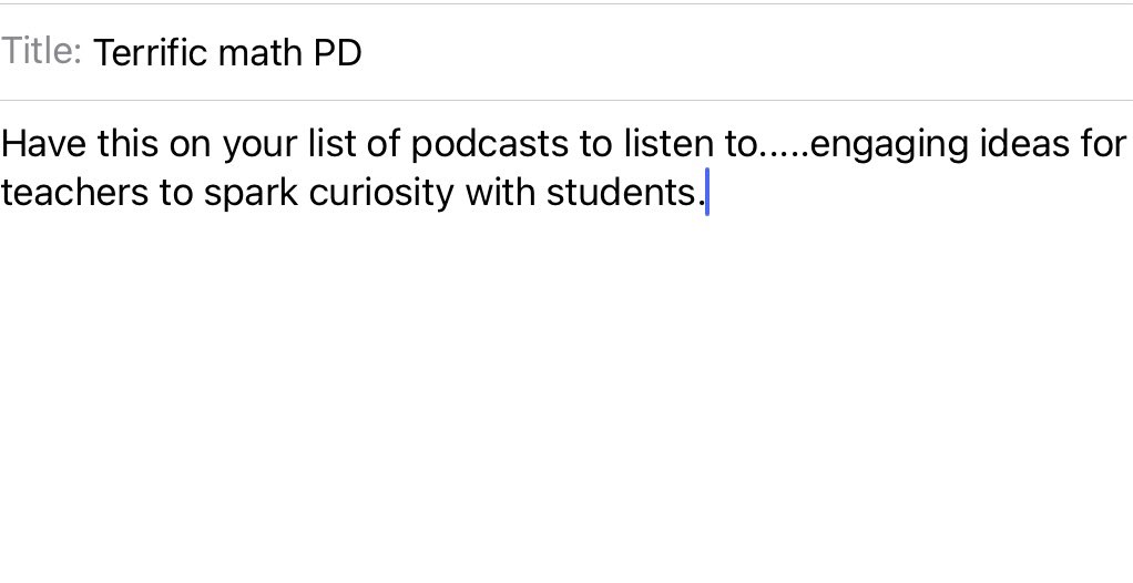 Math Podcasts

<a href="/MakeMathMoments/">Make Math Moments</a> #MMMgiveaway