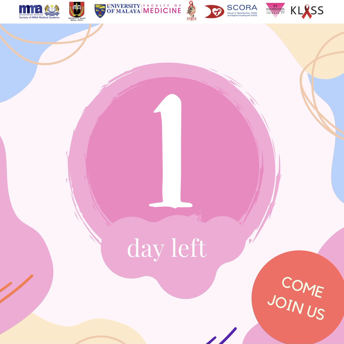 EraseAids's tweet photo. Tomorrow is D-day! Registration for Day 1 is officially closed, but you can still join us as we stream it on Facebook live tomorrow at 10am! For those who registered, remember there are also prizes to win!
See you tomorrow🔥
#AIDS #HIV #PLWH #worldaidsday #endAIDStogether #ERASE https://t.co/cF8apm1C8k