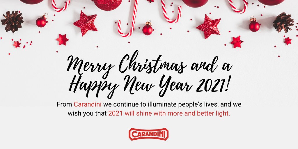#FelicesFiestas  
Desde #Carandini seguimos #iluminando la vida de las personas, y os deseamos que el 2021 brille con más y mejor #luz.

#MerryChristmas 
From #Carandini we continue to #illuminate people's lives, and we wish you that 2021 will shine with more and better #light.