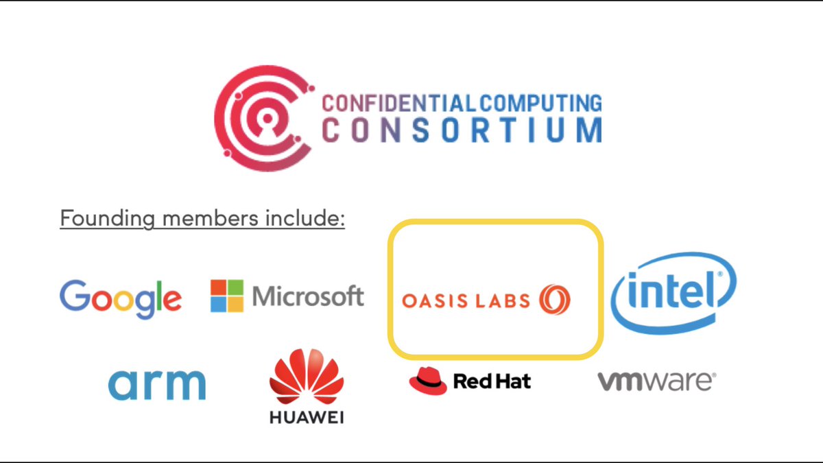 Founding member of Confidential Computing Consortium alongside Ali Baba, Microsoft, Google, Facebook, Intel, Huawei and more.Working on Coinbase project Rosetta.