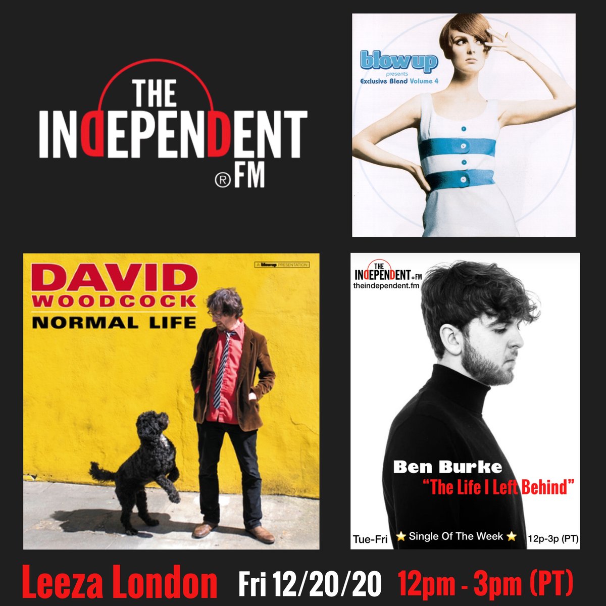 Tonight 8pm GMT tune in @LeezaLondon '@BlowUp Dance Party', for a selection of @BlowUpRecords tracks + @DWoodcock_Music will discuss #NormalLife. @RedeyeWorldwide #newmusicfriday #indiemusic #britpop #britishmusic #ExclusiveInterview @RedBrickSongs blowup.co.uk/records/news/l…