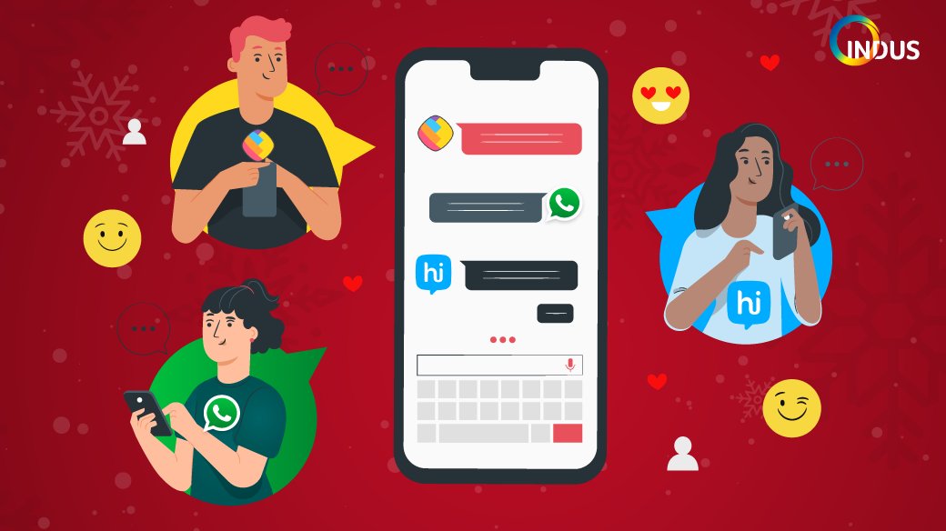 indusos's tweet photo. Since Christmas and New Year are around the corner, which messaging app will you use to forward the wishes?

RT for @sharechatapp, Like for @hikeapp, and Comment for @WhatsApp 

#FeatureFriday https://t.co/oNN8vTdCLV