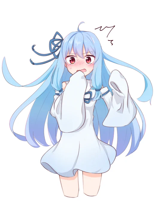琴葉姉妹の青いほうの赤面イラストたくさん下さい... 