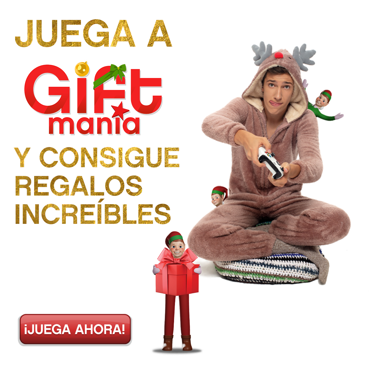 Coruna_Style's tweet photo. ¡Sigue jugando a Giftmania! Ayuda a nuestros elfos y consigue regalos para recoger en #ElOutletdeGalicia ---> https://t.co/OMld9kSP2L https://t.co/diO5TWzTjG