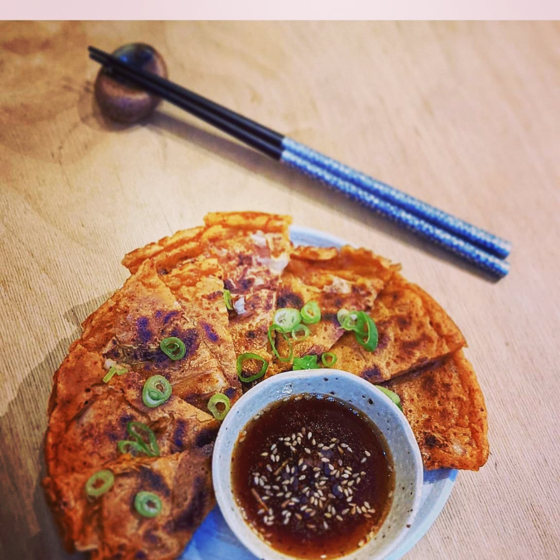 BudoBaBath's tweet photo. Oh yeah, Kimchi Pancakes. Tasty Korean drinking snack now on our menu.  We must be the only place in town doing Korean dishes and we have a few now. Last weekend we're open till the new year. DM or email to book, or just swing by. #fridayvibes @ThePigGuide @BathLifeMag #Bath https://t.co/PFnpukkAhz