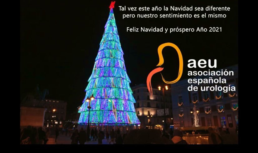 InfoAeu's tweet photo. Tal vez este año la Navidad sea diferente pero nuestro sentimiento es el mismo. Desde la Asociación Española de Urología os deseamos una feliz Navidad y próspero año 2021 #urología #navidad @actasurologicas @GUOaeu @AndroAEU @CRUaeu @TrasplanteAEU @EndoLapRobAEU @ResidentesAEU https://t.co/hxI9n2ptJR