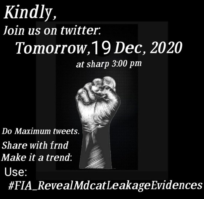 nimra1080nimra's tweet photo. #MDCAT #mdcat2020errors #mdcatresult2020 #mdcatcodeC #ShameonPMCandImranKhan #mdcatpressconference #mdcatwasoutofsyllabus @geonews_urdu @hlfbloodphenix @iihtishamm @RehanTofficial @arbab_jahangir @MaryamNSharif @BBhuttoZardari @betterpakistan @Hassaan05373659 @MJibranNasir Ready! https://t.co/0Z2bHovihq