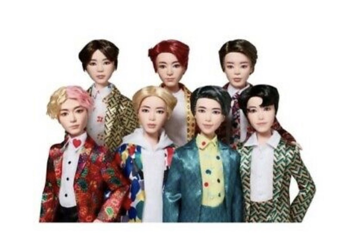 LikethatC's tweet photo. #พร้อมส่ง 🎈
BTS Barbie Dolls set of 7 Mattel 
สูง 11.5” (29.21cm) Get all 7 members V, SUGA, Jin, Jung Kook, RM, Jimin and j-hope

 ของแท้ 10000%

📍สนนราคา 5,490 ฿  
📍ค่าส่งคิดตามเรทจริง 
#idol #IDOL #Dynamite 
#bts #BTSxMAMA #btsxmattel #BTSEntertainerOfTheYear #BTS_Dynamite https://t.co/5gA3ljUjsm