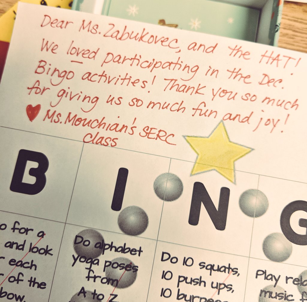 Another BINGO! Awesome participation <a href="/e_mouchian/">Ms.Mouchian</a> class!  Thank you for your energy!  Prizes coming in the new year🎉🎉🎉.