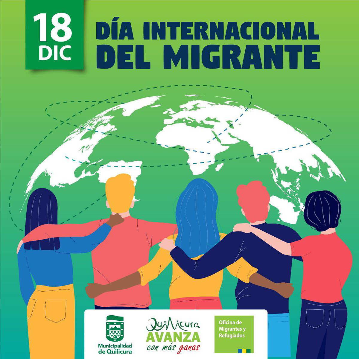 muniquilicura's tweet photo. 🏡 LEJOS DE CASA TAMBIÉN EXISTE UN HOGAR: CONMEMORACIÓN DÍA DEL MIGRANTE 🙌🏼

👉🏼 Para mayor información o consultas del tema escríbenos a derechoshumanos@quilicura.cl y ommr@quilicura.cl https://t.co/ckanCXld8I