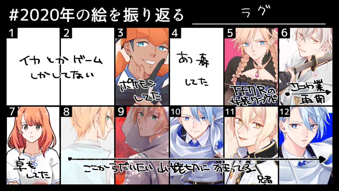 絵で振り返るっての楽しそうだったのでやった 