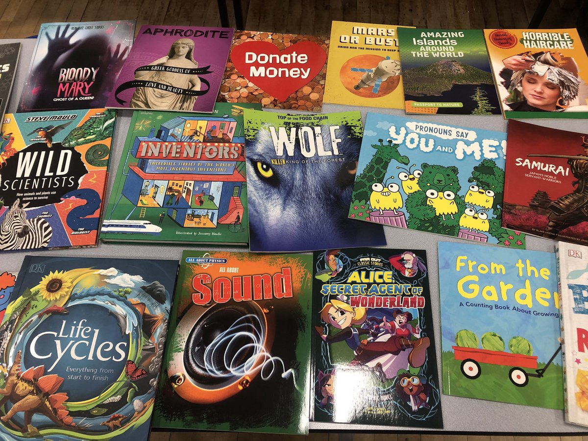 deyncourtPS_'s tweet photo. Thank you @Petersbooks for our books that we received today following the Twitter competition! They are brilliant and will be amazing in our new library! Thank you so much! 💕📚 https://t.co/VmTemY3IfS