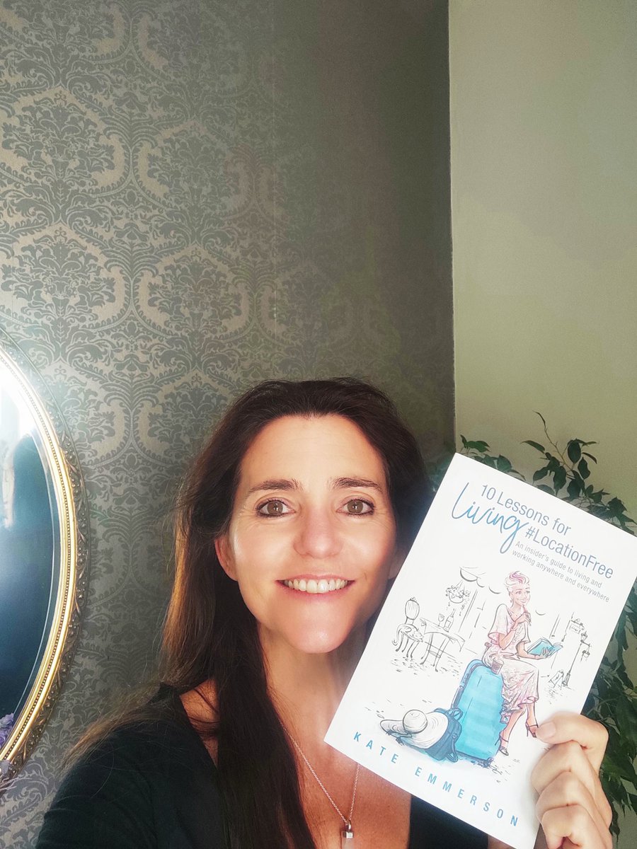 Seberini's tweet photo. Yay it's arrived! @Kate_Emmerson  new book '10 Lessons for Living #Location Free'. 
Can't wait to read it!
#simpleliving 
#locationfree https://t.co/HzmT37kDWO