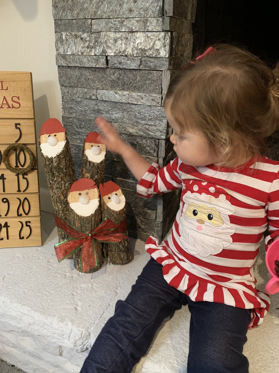 Thank you to the most creative little first grader <a href="/CaprockES/">Caprock Elementary</a> for the sweetest Santa family! Hannah is a a happy camper! <a href="/theodore_lauren/">Lauren Theodore</a>