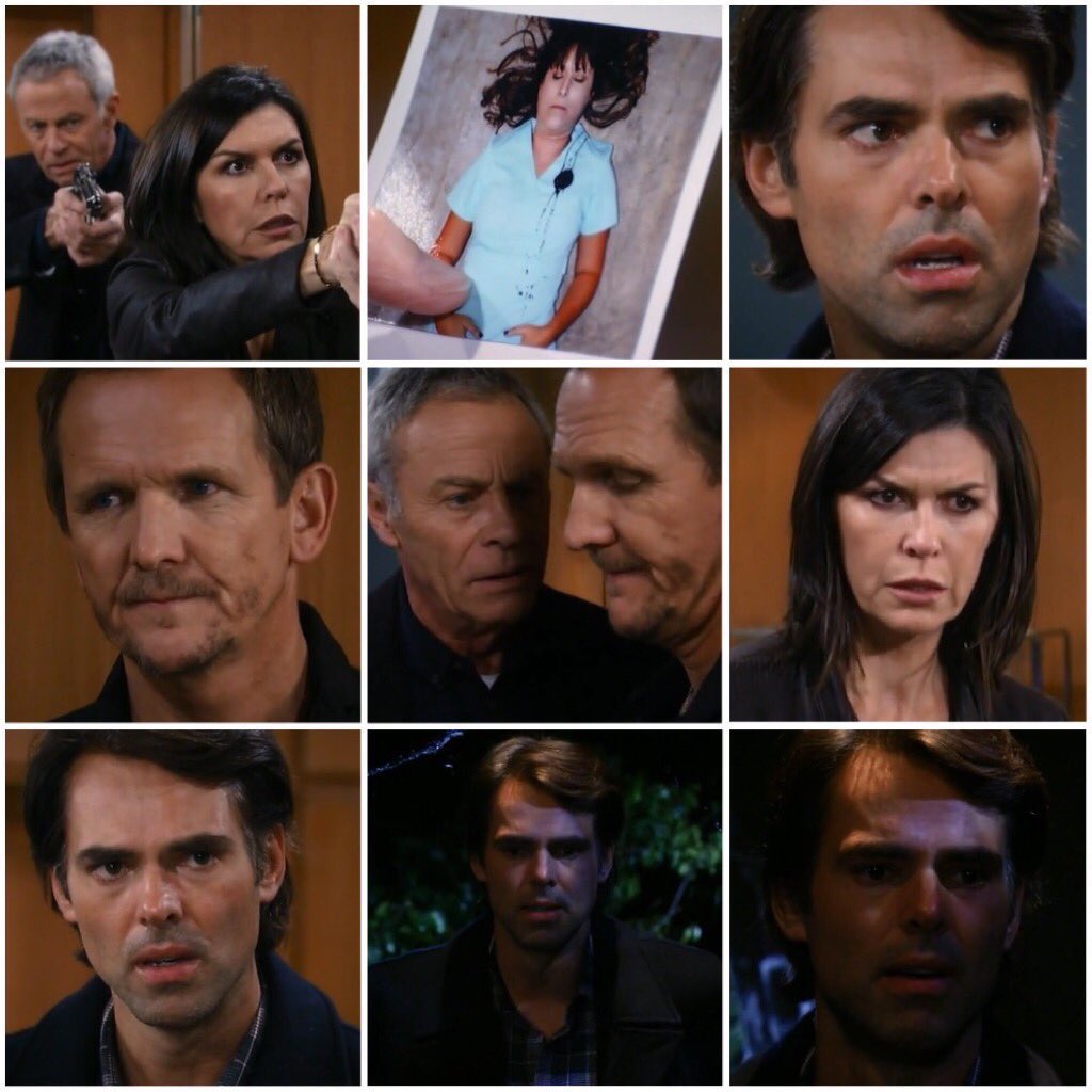 Port_Charles1's tweet photo. #OnThisDay in 2015, Jerry showed Anna, Robert and Patrick “proof” that Robin was dead #RnA #Scrubs #GH #GeneralHospital https://t.co/FXZ00jUTXL