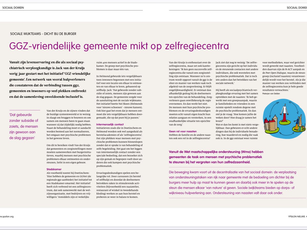 Een mooi initiatief/beweging: GGZ-vriendelijke gemeente!
 <a href="/DeventerGem/">Gemeente Deventer</a> <a href="/GemeenteRaalte/">Gemeente Raalte</a> <a href="/GemOlstWijhe/">Gemeente Olst-Wijhe</a> <a href="/gemeente_Voorst/">Gemeente Voorst</a> (regio Midden IJssel) doen het niet slecht: ggz-maatjesactiviteiten, ggz-clientondersteuning en 2 mooie zelfregiecentra. #bottumup #zelfregie #herstel @kruijs040
