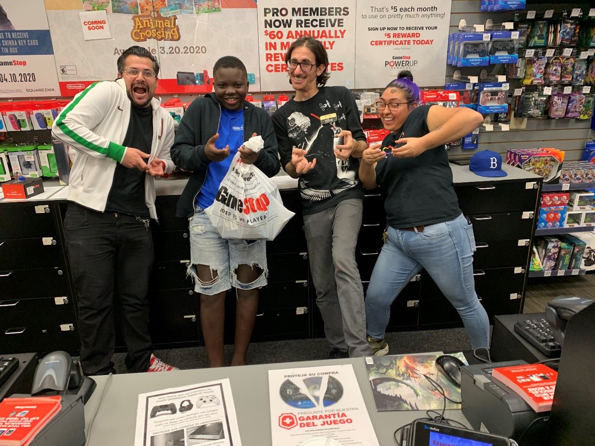wishnj's tweet photo. This holiday season, you’re invited to stop by any @GameStop location to donate your change or round up your purchase at the register. Your donations will go directly to the GameStop Gives charity partners, including @MakeAWish grant more wishes. #WishPower #GameStopGives https://t.co/bA8r49M3Kw