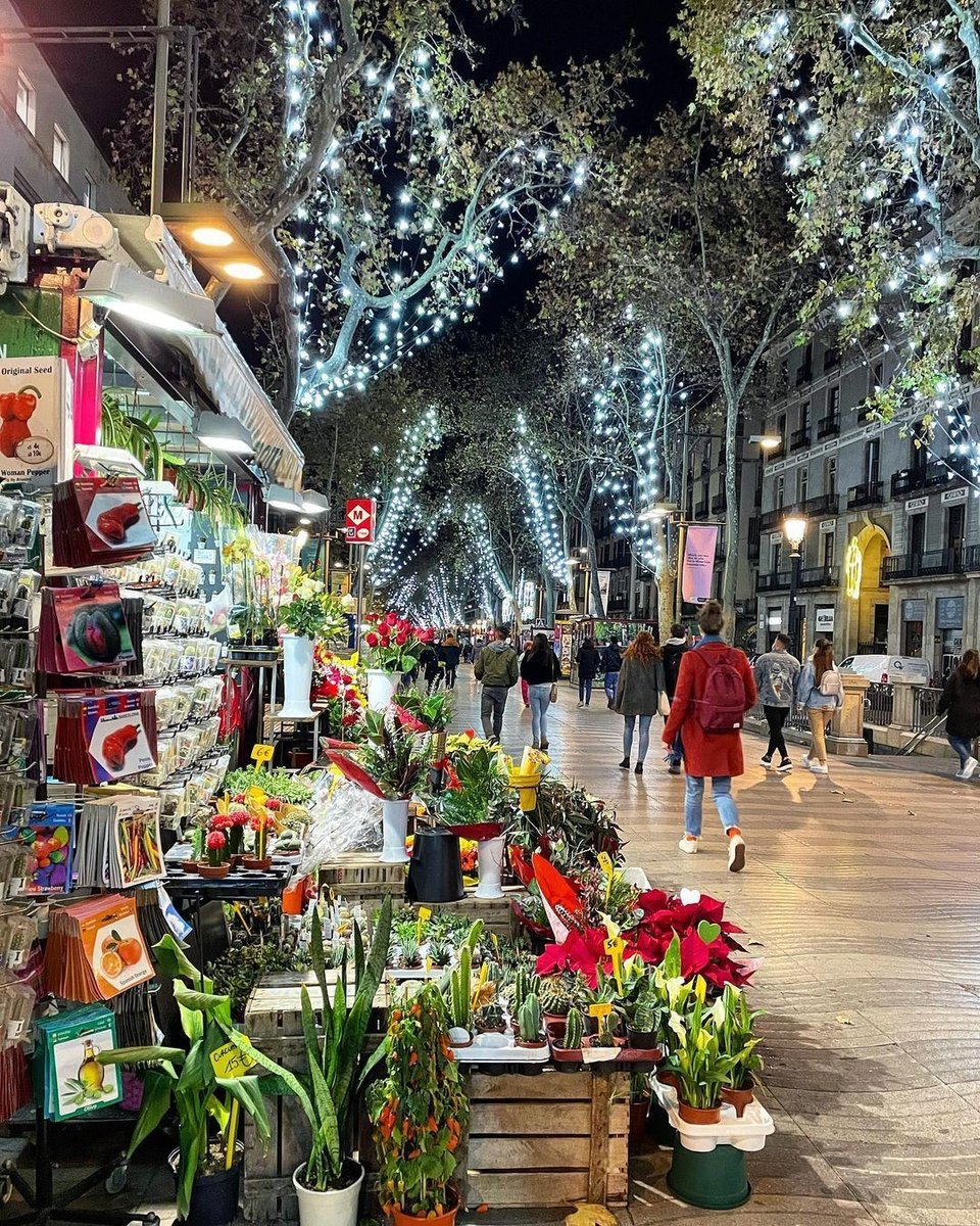 I de la fira de la Catedral d’ahir, a un passeig il·luminat per les Rambles avui... El #Nadal es viu a tots els racons de la ciutat! 💖🌟

📸 ©raisabate (IG) 

#inLOVEwithBarcelona #inLOVEwithCatalonia
