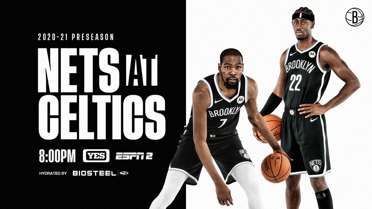 BrooklynNets's tweet photo. 🗣 BROOKLYN! 
🗣 IT'S GAME DAY!

🆚 ▪️ Celtics
📍 ▪️ Boston
🕗 ▪️ 8:00pm ET
📺 ▪️ @YESNetwork | ESPN2 https://t.co/PE8CbPlGaC