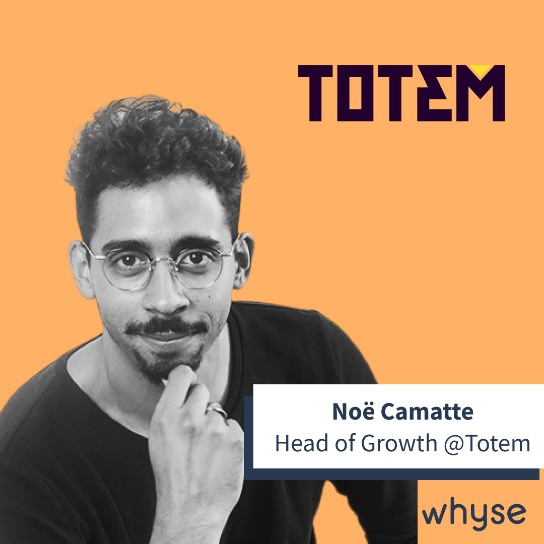 How to optimize your growth strategy? <a href="/NoeCamatte/">Noë Camatte</a> , Head of Growth @ <a href="/BuildYourTotem/">TOTEM</a> shares his vision.

"Growth is not owned by one person, at least it should not be. To create value at the company level, it must be a set of actions carried out by the whole team."