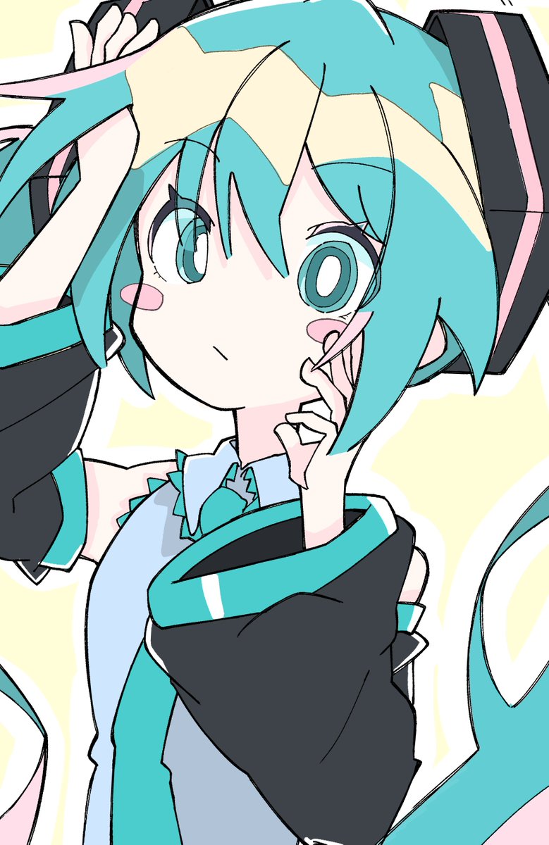 初音ミク「#初音ミク 」|なおのイラスト