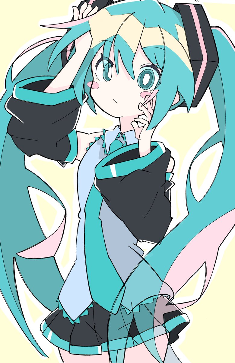 初音ミク「#初音ミク 」|なおのイラスト