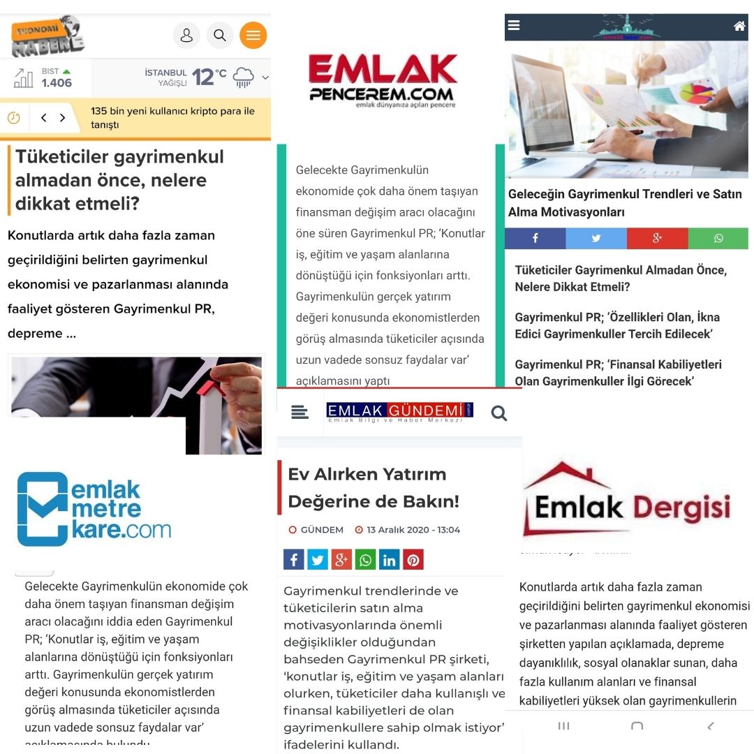 Gayrimenkul PR (@gayrimenkul_pr) on Twitter photo Gayrimenkul trendleri ve tüketicilerin satın alma motivasyonlarına yönelik analizlerimiz ekonomi ve gayrimenkul sitelerinde geniş yankı buldu Gayrimenkul trendleri ve tüketicilerin satın alma motivasyonlarına yönelik analizlerimiz ekonomi ve gayrimenkul sitelerinde geniş yankı buldu