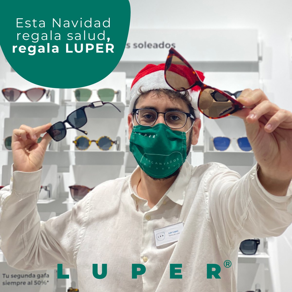 🎁El regalo perfecto es el que más se necesita.🎁

🕶️Gafas de sol por 39€ y la 2ª unidad al 50%

☎️ Teléfono ➡️  868 966 151
📱 WhatsApp ➡️ 637 221 620
📍 Dónde estamos ➡️ Calle Barítono Marcos Redondo nº2. Detrás de Hacienda, junto a Gran Vía.