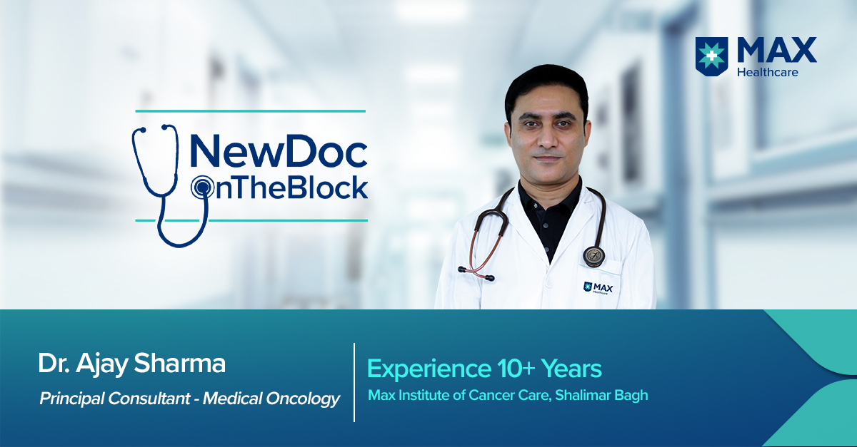 MaxHealthcare's tweet photo. Dr. Ajay Sharma, an internationally renowned Oncologist, brings his expertise to the Department of Medical Oncology, Max Institute of Cancer Care, Shalimar Bagh. Book an appointment with our #NewDocOnTheBlock at https://t.co/p4CVErgD2t https://t.co/gton3T6IQ2