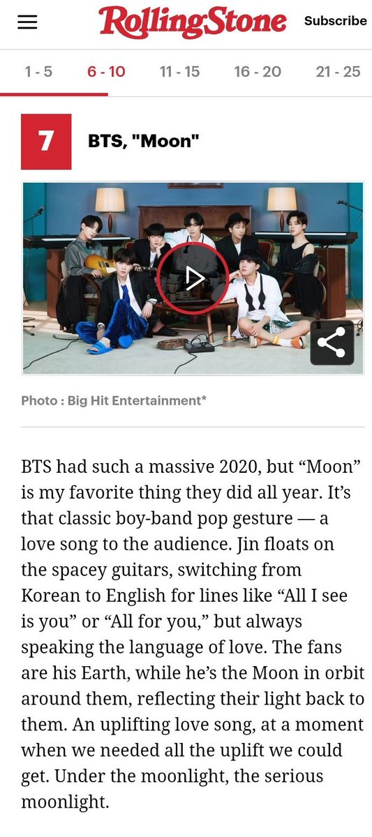 Zranurf's tweet photo. The only BTS song to be on that list #CriticsChoiceMoon #진 #석진 #방탄소년단진 #JIN #SEOKJIN @BTS_twt 
Jin need fair treatment big h 
Do it now or you will regret it https://t.co/UjDTjaxV9w
