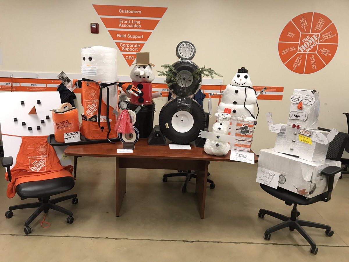 VicS_THD_4660 (@victhd4607) on Twitter photo The creative Orange Juices are flowing as #4660 kicks off our DEPT. Snowman building contest!!
<a href="/kattyniner/">kathy</a> @ChicoEvansHD <a href="/KathleenaCarri1/">KC 4660</a> <a href="/frpinney2/">Fred Pinney</a> <a href="/RonitaHW/">Ronita HolmesWilliam</a> <a href="/DawnMcSorley84/">Dawn</a> The creative Orange Juices are flowing as #4660 kicks off our DEPT. Snowman building contest!!
<a href="/kattyniner/">kathy</a> @ChicoEvansHD <a href="/KathleenaCarri1/">KC 4660</a> <a href="/frpinney2/">Fred Pinney</a> <a href="/RonitaHW/">Ronita HolmesWilliam</a> <a href="/DawnMcSorley84/">Dawn</a>