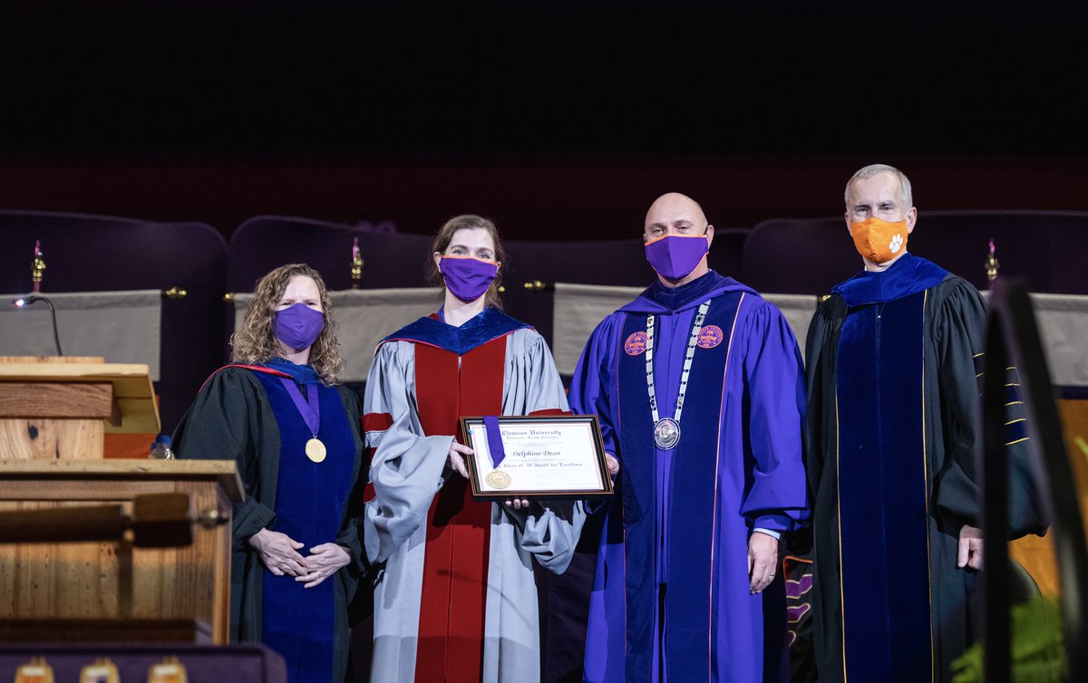 Jim_Clements1's tweet photo. Congratulations to @CU_BioE professor Dr. Delphine Dean on receiving the Class of ’39 Award for Excellence. Dr. Dean is leading our on-campus COVID testing lab and she is an outstanding teacher and researcher. https://t.co/wannr9ahIe https://t.co/aY7XxNcuyD
