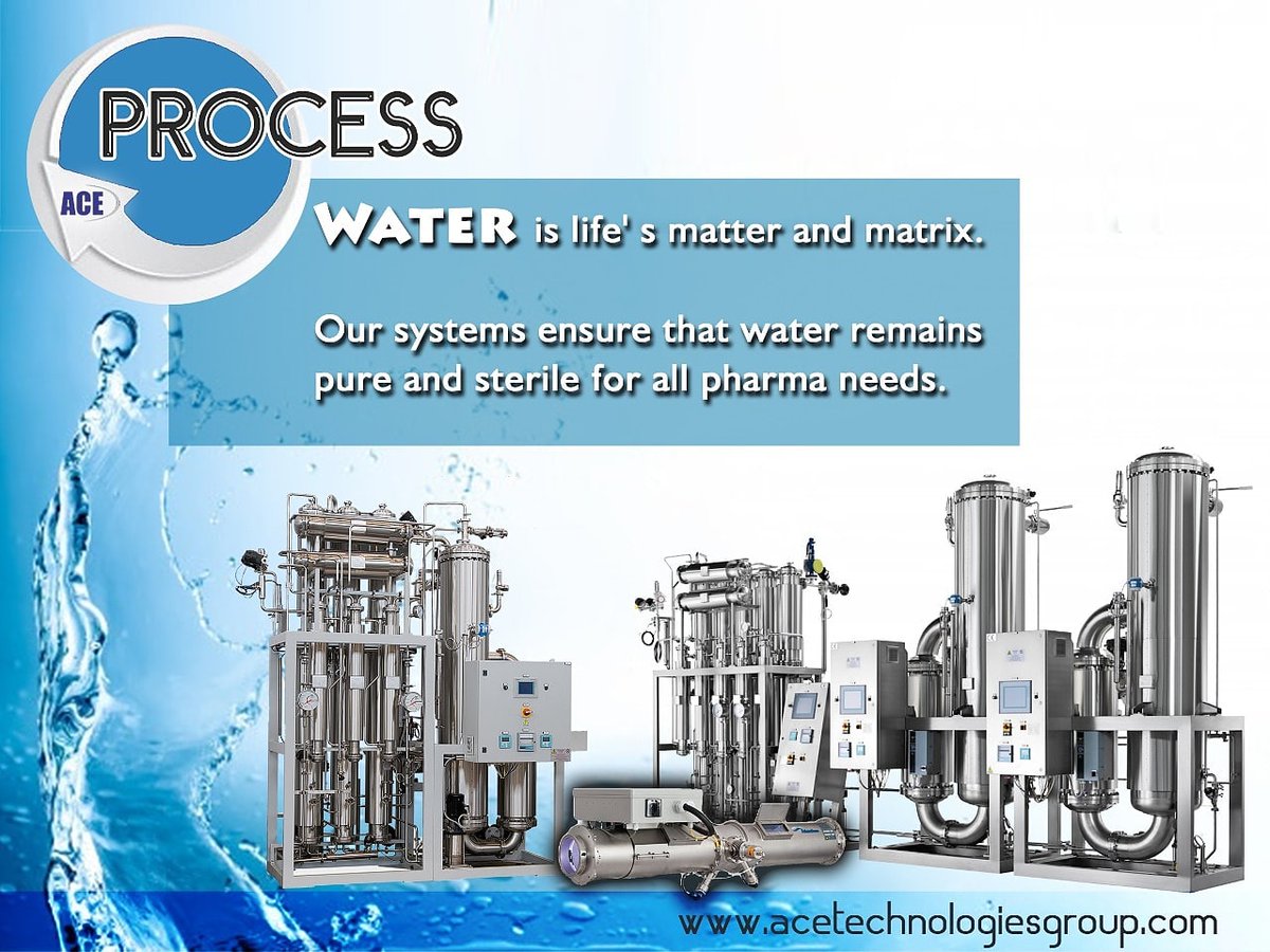 ACETechgroup's tweet photo. Water is life's matter and matrix.
Our system ensure that water remains pure and sterile for all pharma needs.
.
#watertreatment #waterpurificationplant #mcdp #psg #multicolumn #steamgenerator #puresteamgenetor #acetechnologiesgroup https://t.co/yGtbqDCnoB
